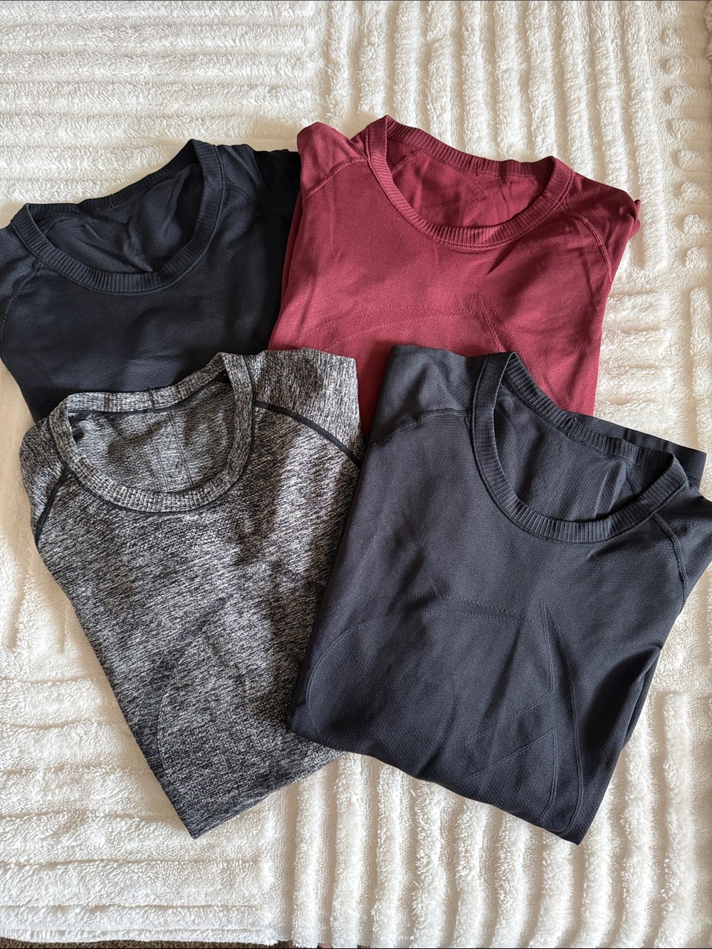 CRZ Yoga Long Sleeve Bundle, 4 shirts, Size small